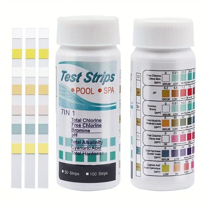 50100pcs Spa Pool Test Strips Accurate Water Chemical Testing