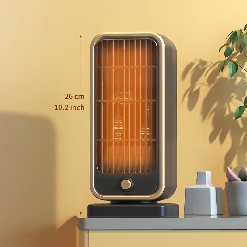 500w Compact Ceramic Heater Energyefficient Quiet Thermostatcontrolled For Homeoffice