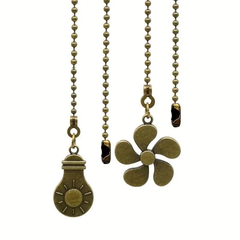 2piece Ceiling Fan Pull Chain Kit Stylish Bulb Fan Design