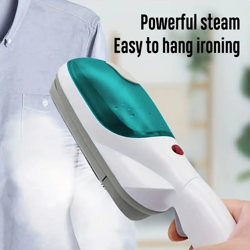 Compact 650w Travel Garment Steamer Handheld Wrinkle Remover With Cloth Brush