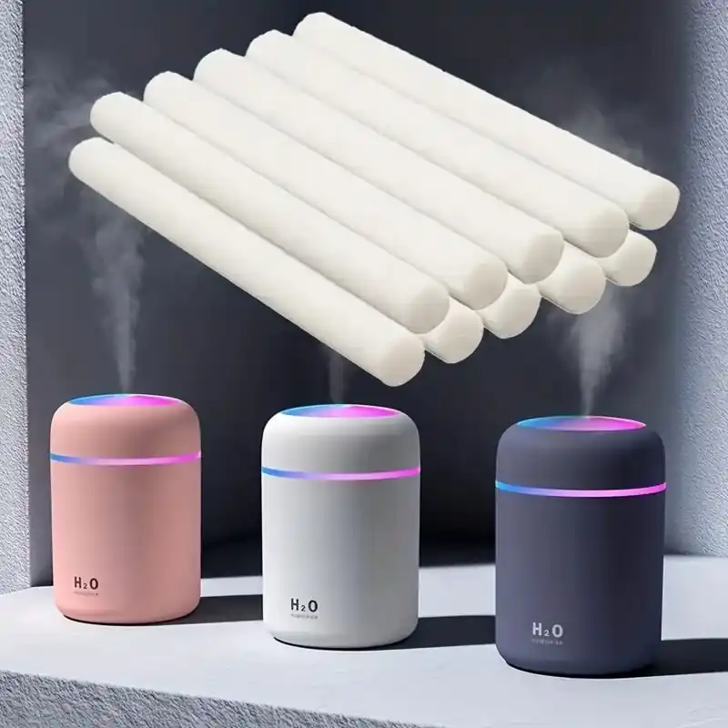 Superabsorbent Humidifier Cotton Sticks Longlasting Filters For Dry Air