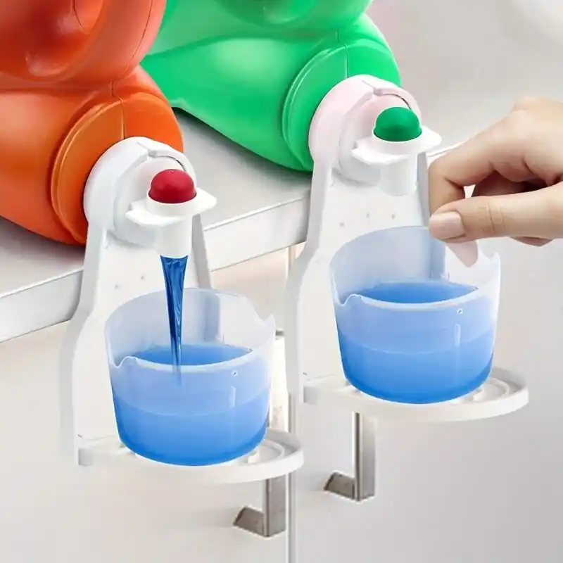 Foldable Laundry Detergent Cup Holder Dripfree Storage Rack 31x59in