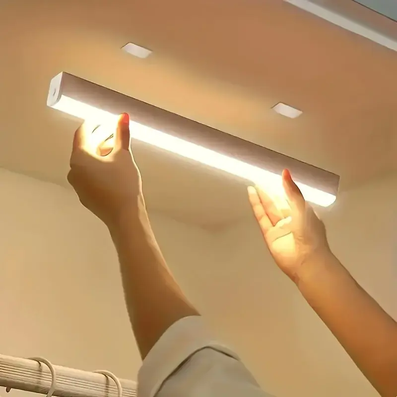 Wireless Motion Sensor Led Night Light Rechargeable Magnetic For Bedroomkitchen