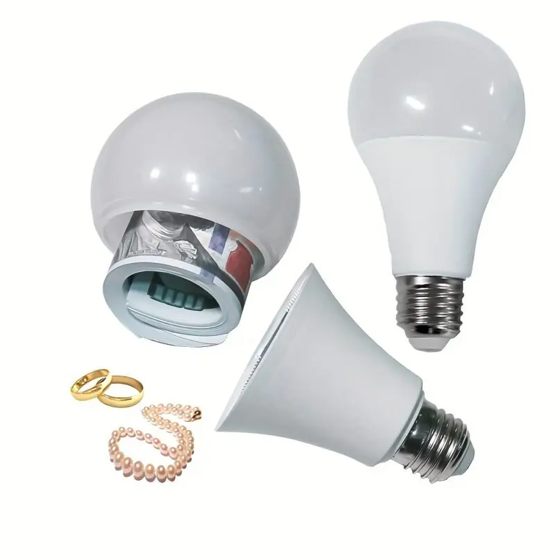 Ultradiscreet Highsecurity Light Bulb Safe Concealed Valuables Storage