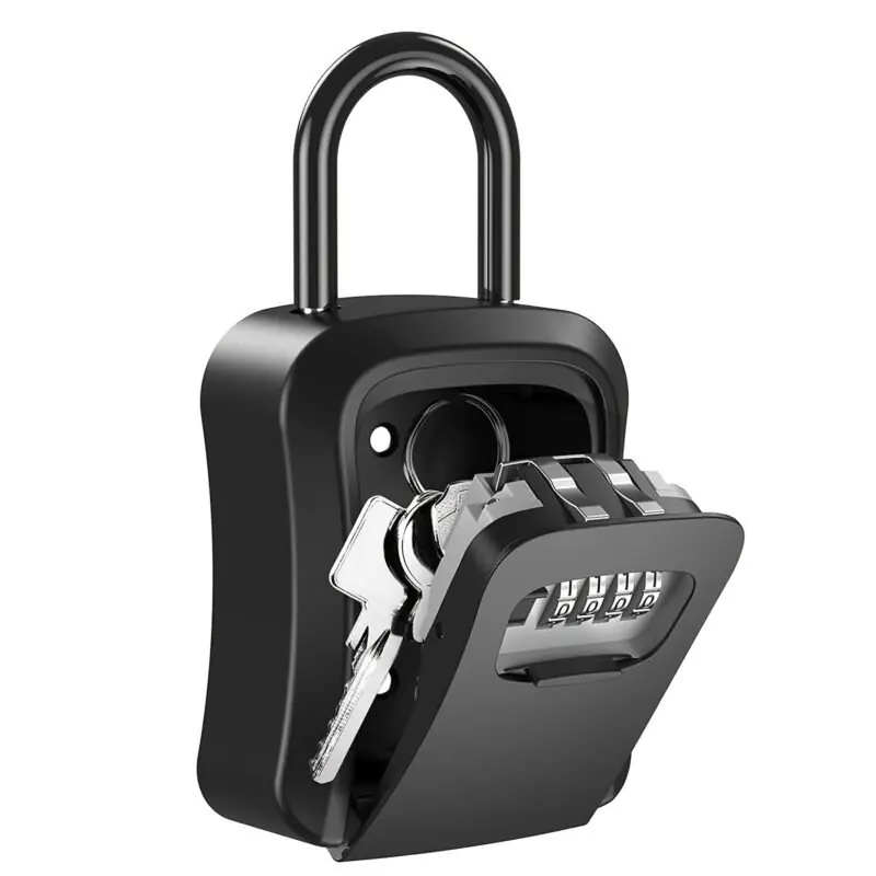 Heavyduty Weatherproof 6key Lock Box Wallmounted Resettable Code