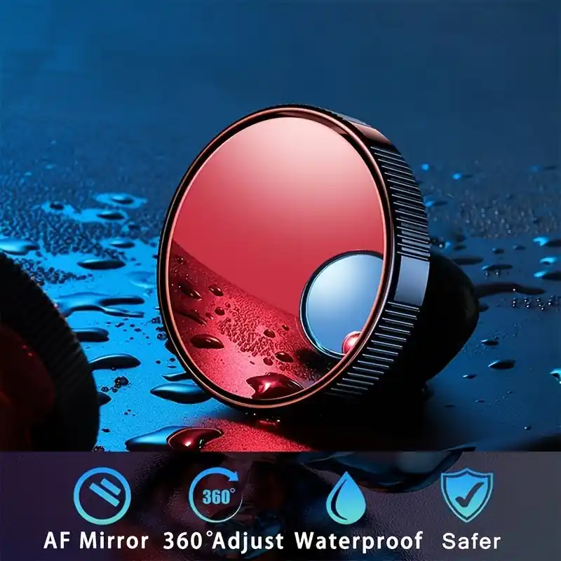 2pcs Hd Wide Angle Blind Spot Mirrors For Cars Suvs Trucks