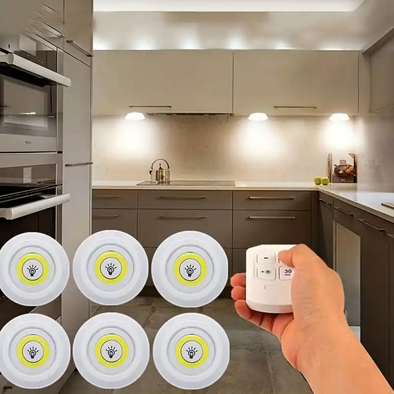 Wireless Led Undercabinet Lights Remote Control 63 Pack Night Light
