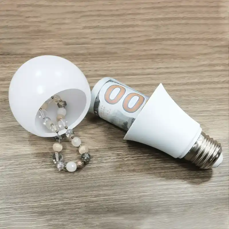 Hidden Safe Light Bulb With Combination Lock Secure Jewelry Money