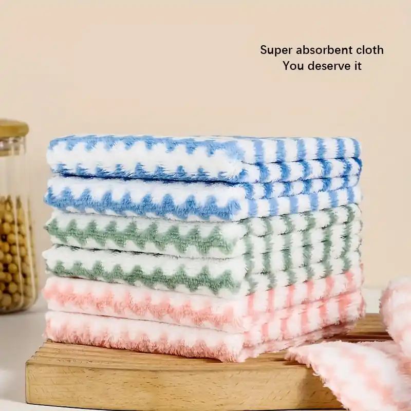 10piece Super Absorbent Quickdry Kitchen Towel Set Colorful Designs