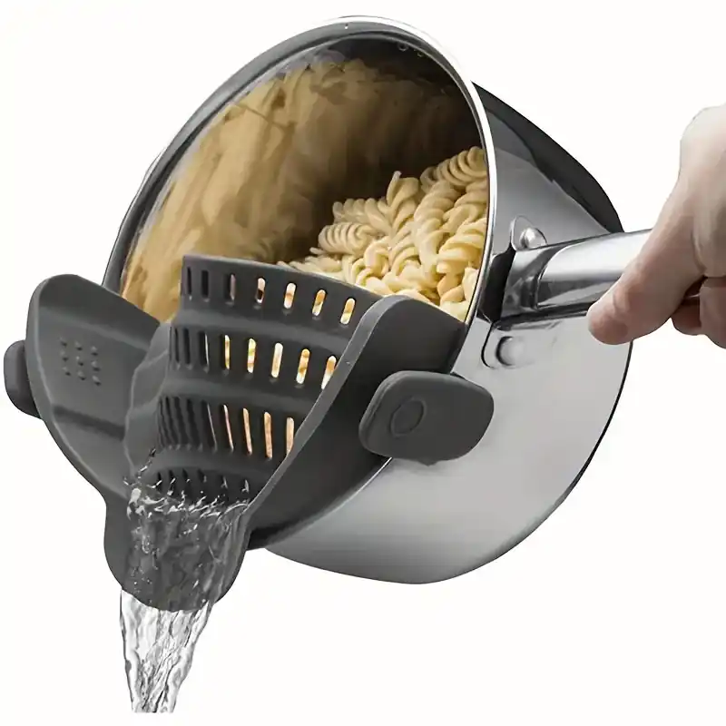 Universal Snapon Silicone Strainer Adjustable Fit For All Cookware