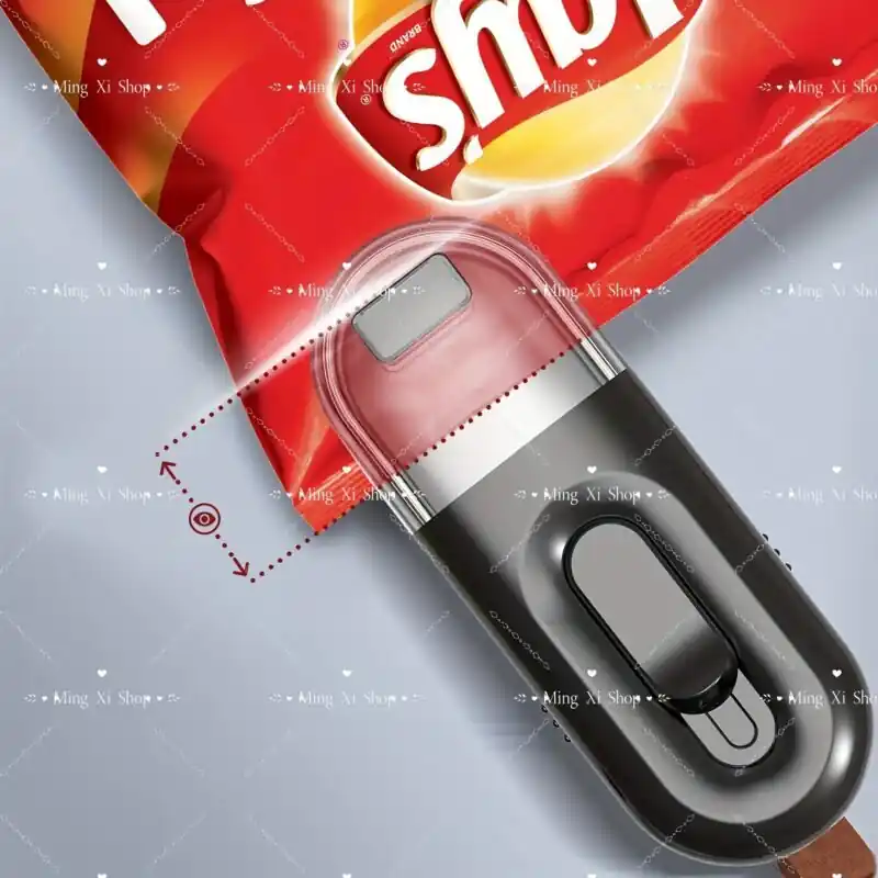 Compact 2in1 Mini Vacuum Sealer Cutter For Food Storage