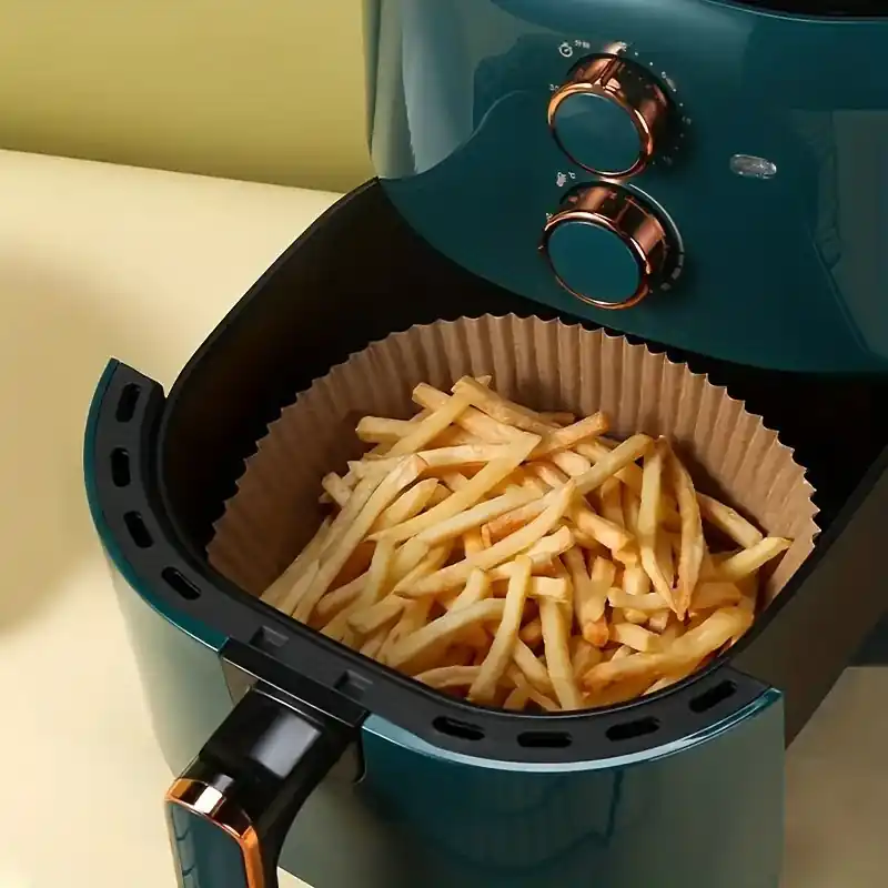 100pcs Nonstick Air Fryer Paper Liners Oilproof Waterproof Baking