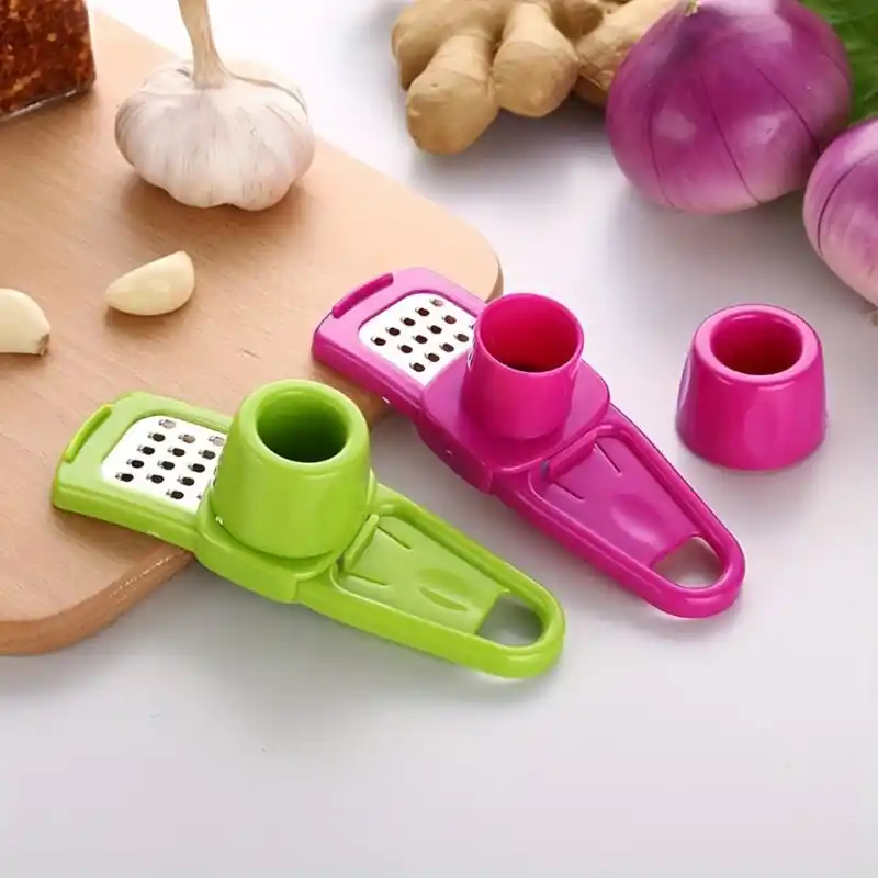 Manual Garlic Ginger Grinder Durable Compact Timesaving Kitchen Tool