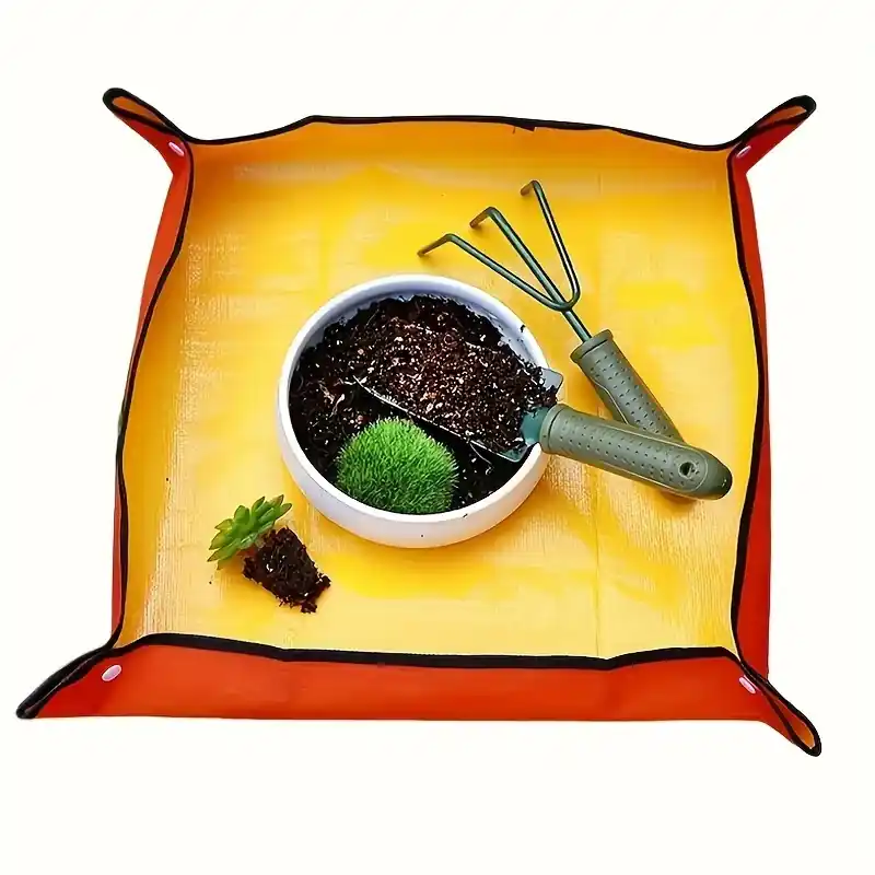 Waterproof Gardening Mat For Soil Changing Planting Easy Cleanup