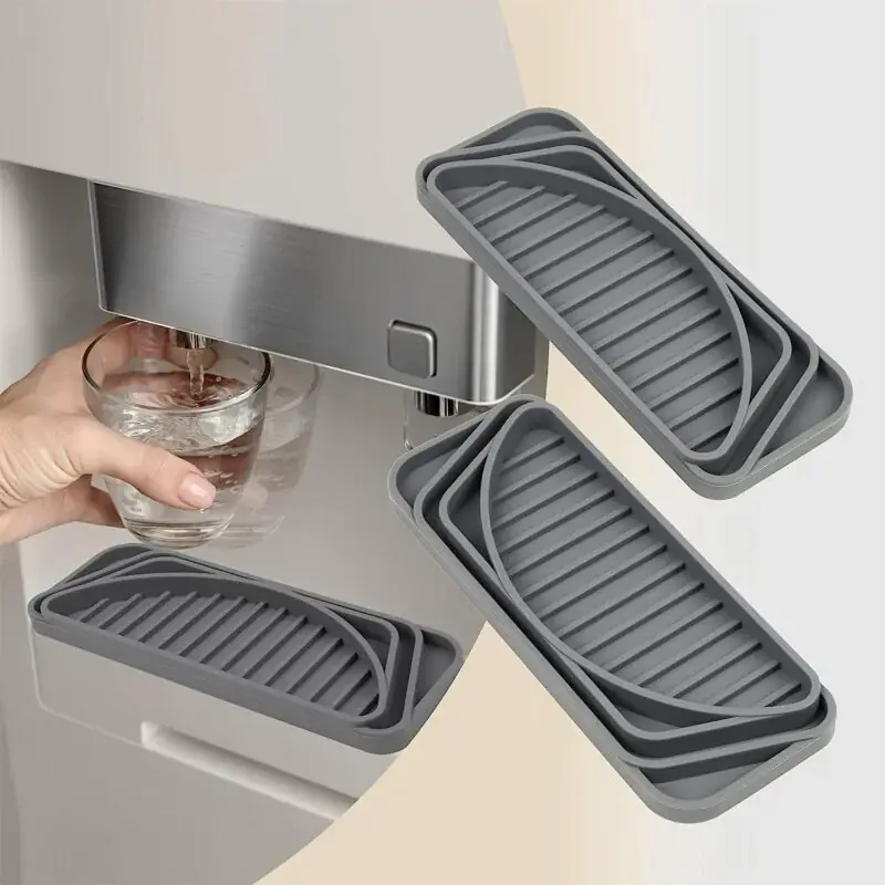 Silicone Refrigerator Drip Tray Nonslip Customizable Easytoclean 12pcs