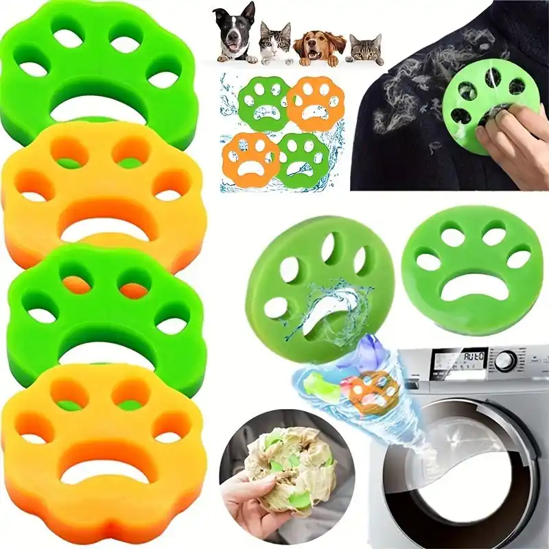 2pack Reusable Pet Hair Remover For Laundry Cats Dogs Fur Catcher
