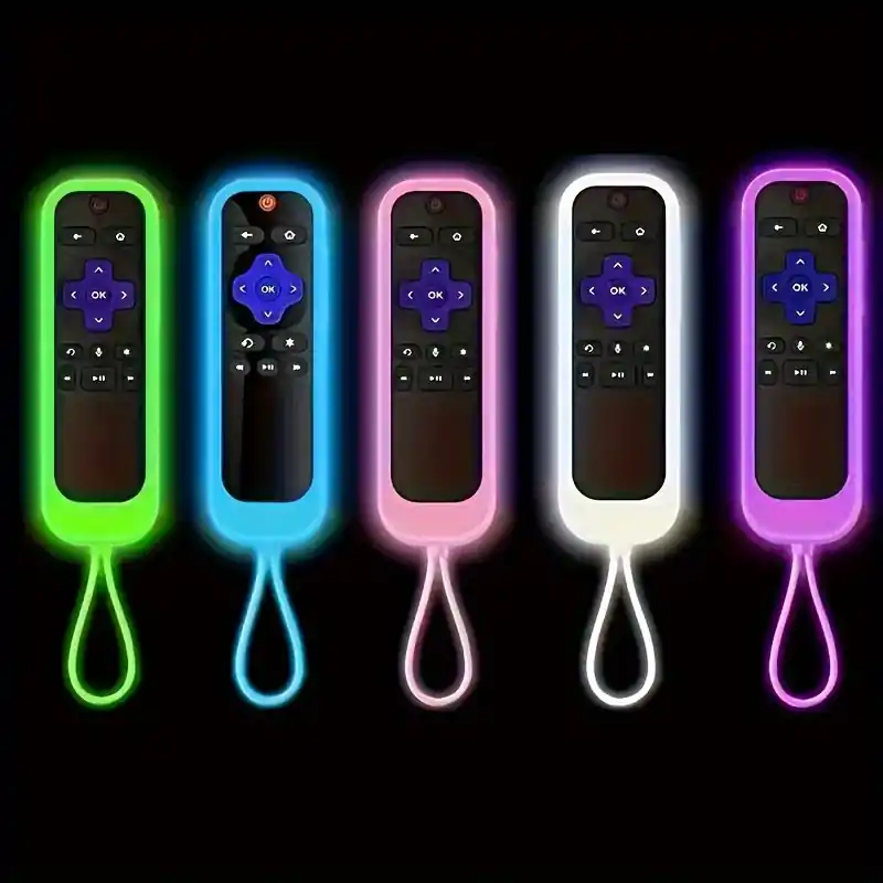 Glowinthedark Silicone Remote Cover For Tcl Hisense Roku 4k