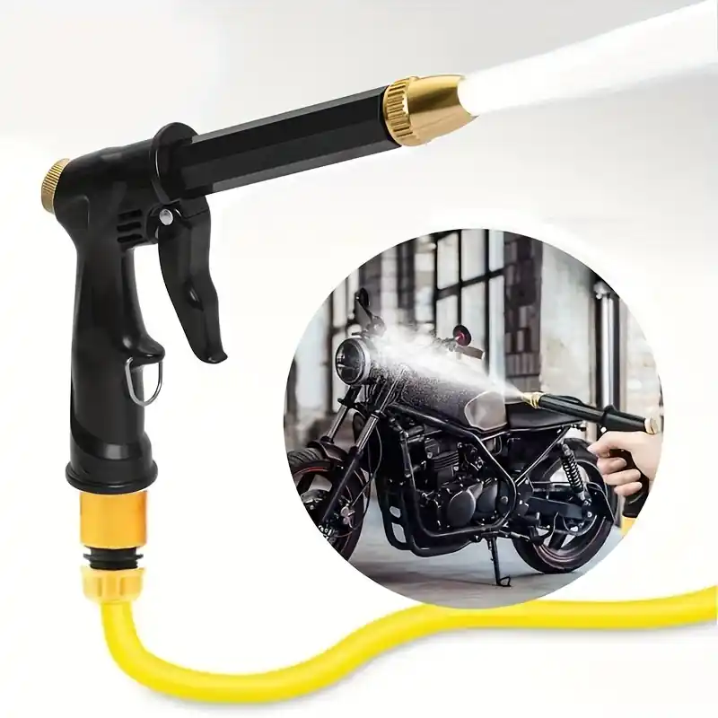 Heavyduty Highpressure Motorcycle Water Cleaner With Adjustable Nozzle
