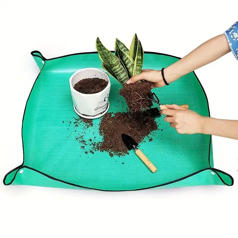 Compact Garden Transplant Mat Spacesaving Indoor Planter Pad