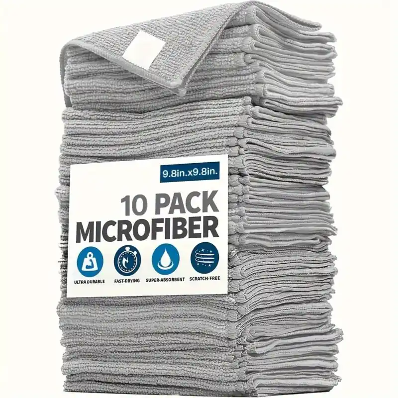 Ultrasoft Microfiber Kitchen Towels Super Absorbent Lintfree Stainremoving
