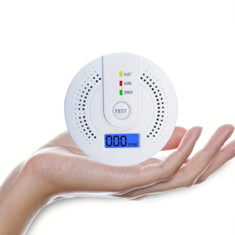 Batteryfree Mini Carbon Monoxide Detector Loud Alarm Digital Display En50291 Certified