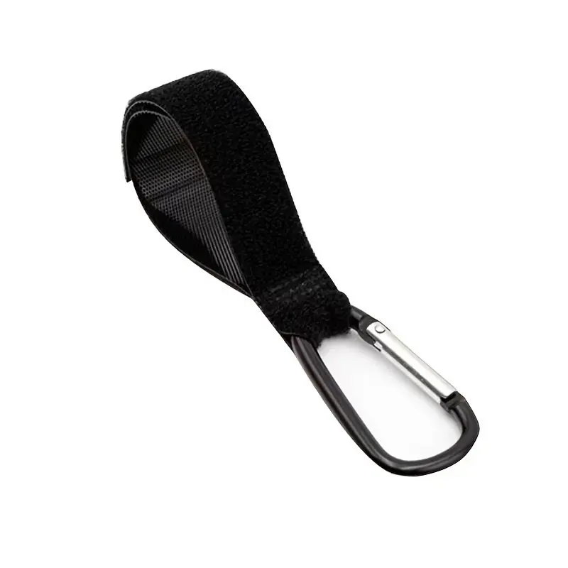 Portable Antifalling Shopping Bag Hook With Strap Fastener 1pc