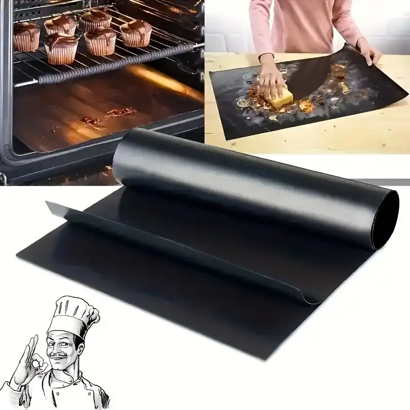 Reusable Nonstick Heatresistant Oven Liners For Grills Toasters More