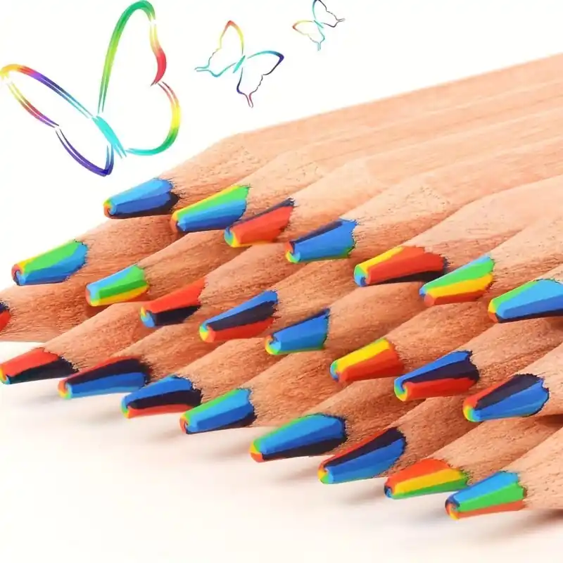 10pack Watersoluble Multicolor Art Pencils Perfect For Crafting Drawing