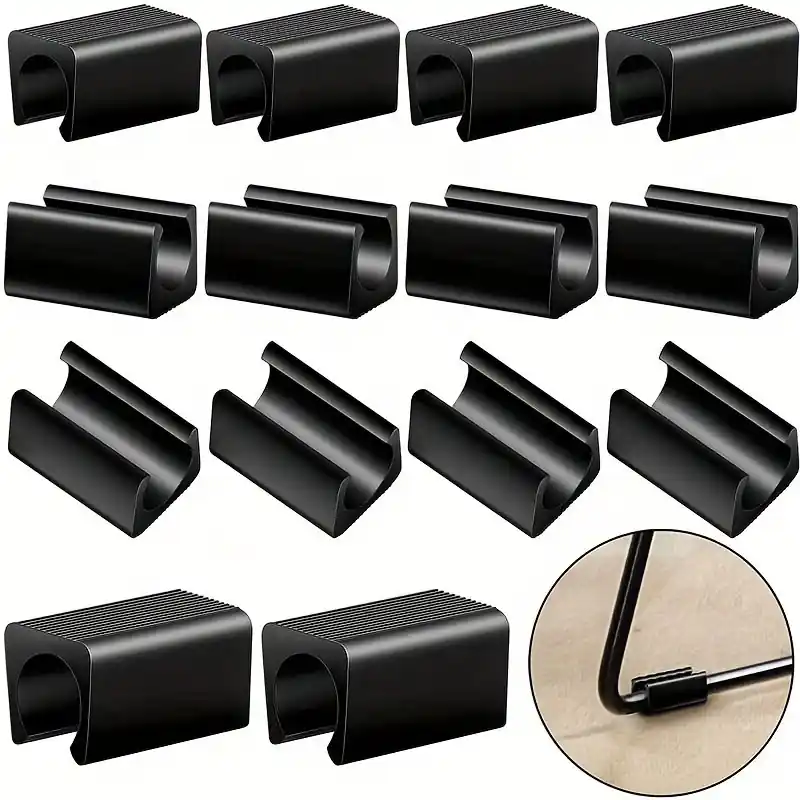 Nonslip Ushaped Plastic Chair Leg Protectors Antiscratch Furniture Covers