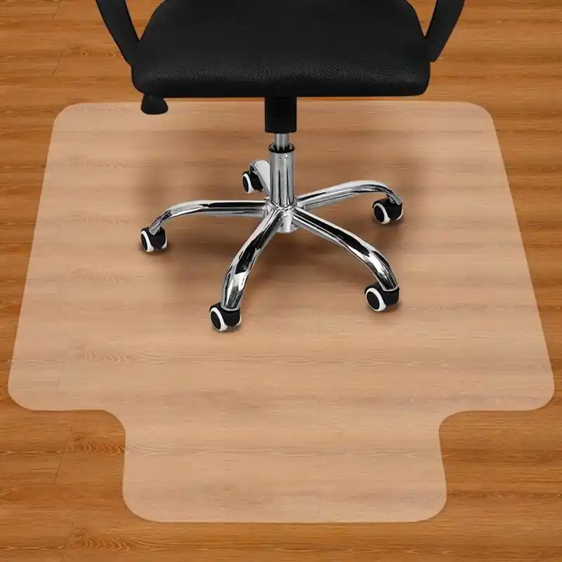 Durable Vinyl Chair Mat Noisereducing Easyclean Floor Protector For Hard Floors