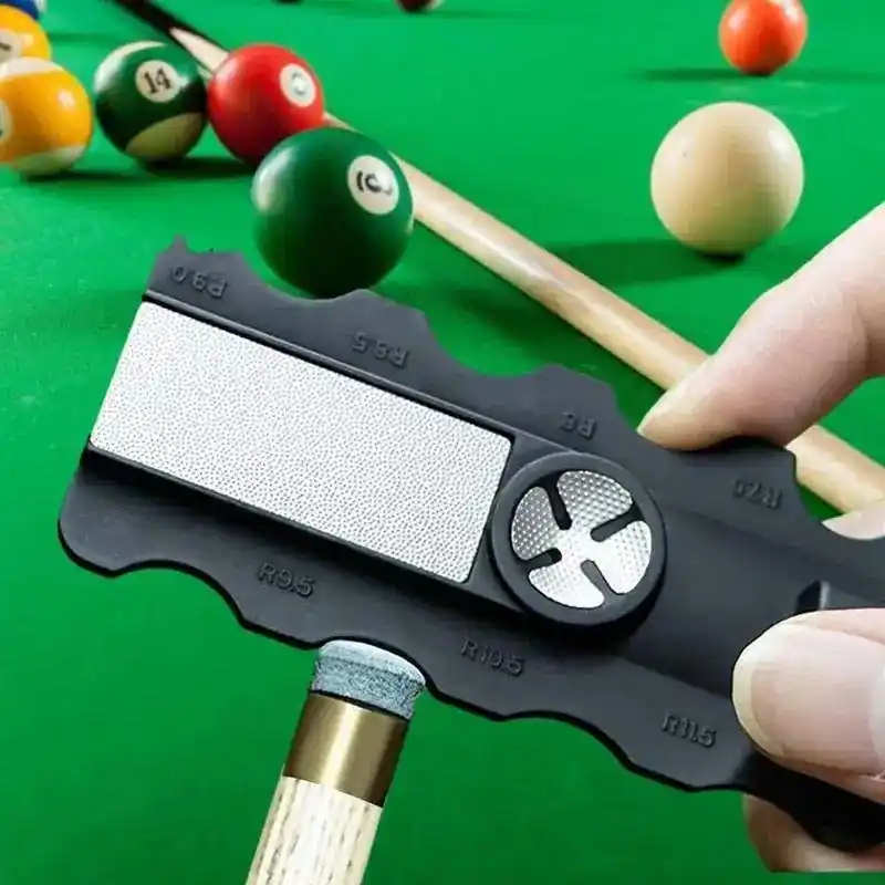5in1 Black Pool Cue Tip Tool Trimmer Shaper Burnisher