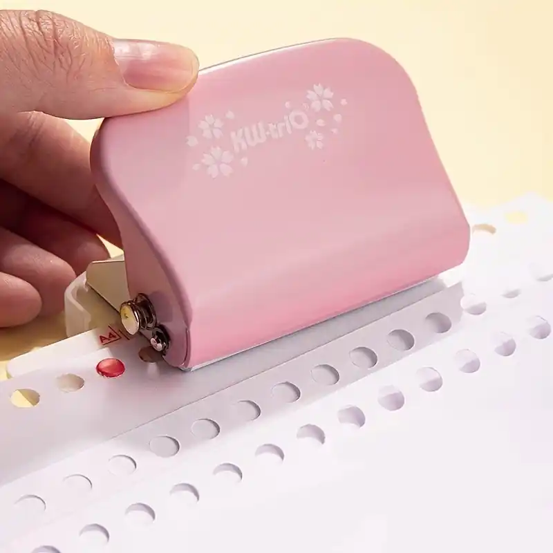 6hole Diy Paper Puncher For A4 B5 A5 Notebooks Colorful