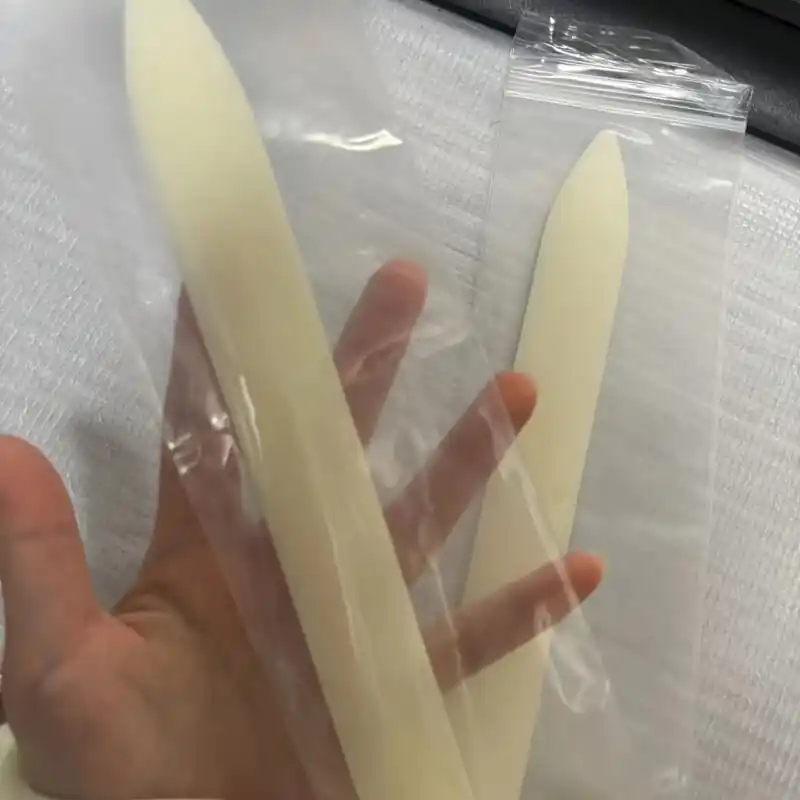 2pcs Plastic Bone Folder Set Origami Scrapbooking Bookbinding Tool