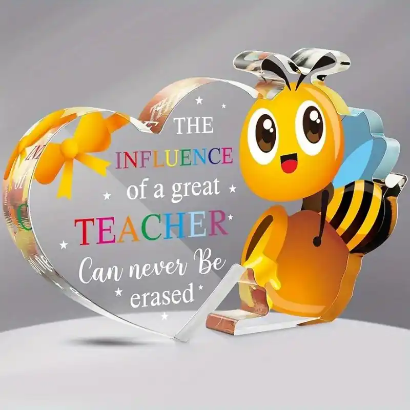 Elegant Acrylic Paperweight Desk Decor Thoughtful Teacher Gifts