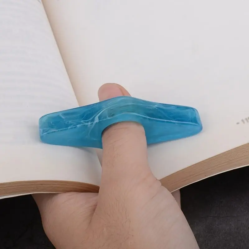 Ergonomic Resin Thumb Book Stand Comfortable Reading Support Reduces Eye Strain