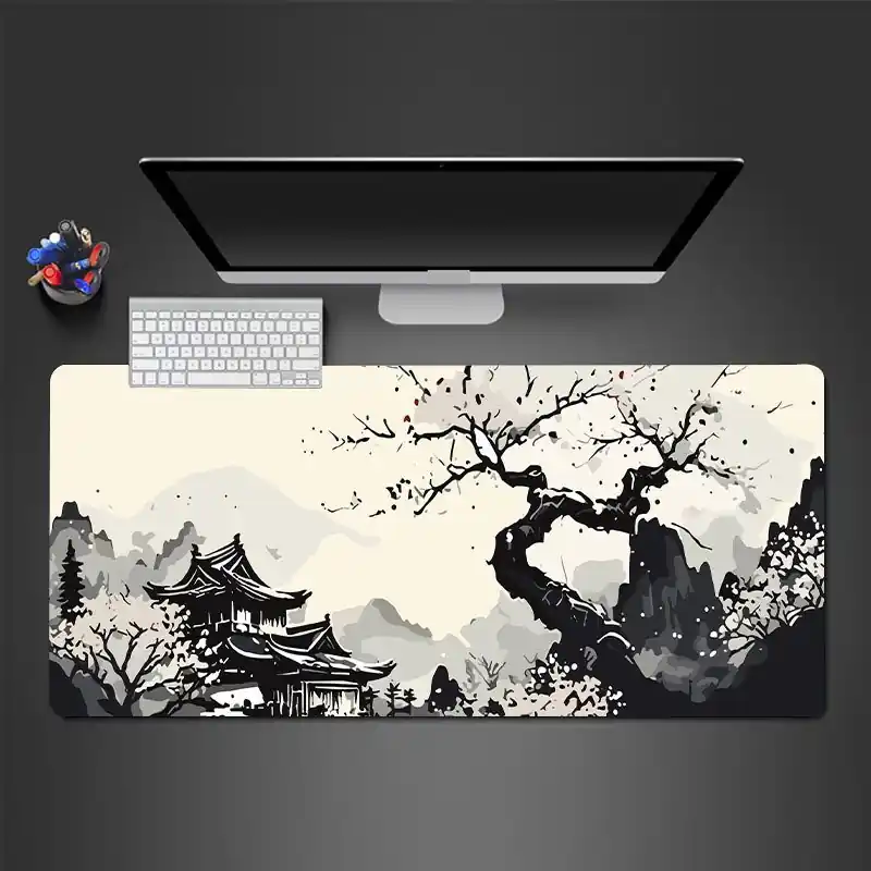 Extended Mountain Vista Xxl Gaming Mouse Pad Nonslip Stitched 354×157 Inches