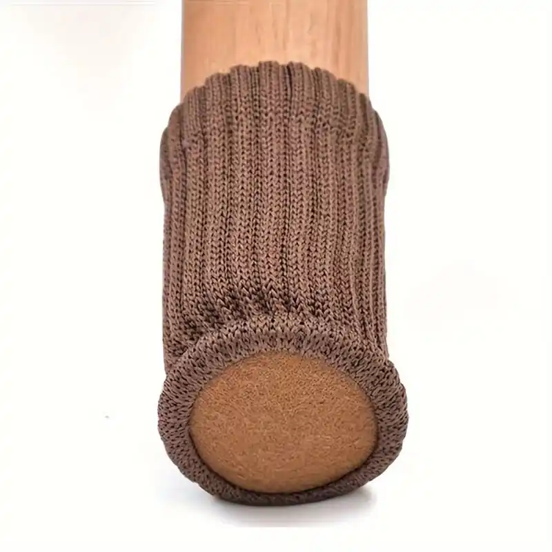 24pcs Nonslip Wool Chair Leg Socks Durable Floor Protectors Set