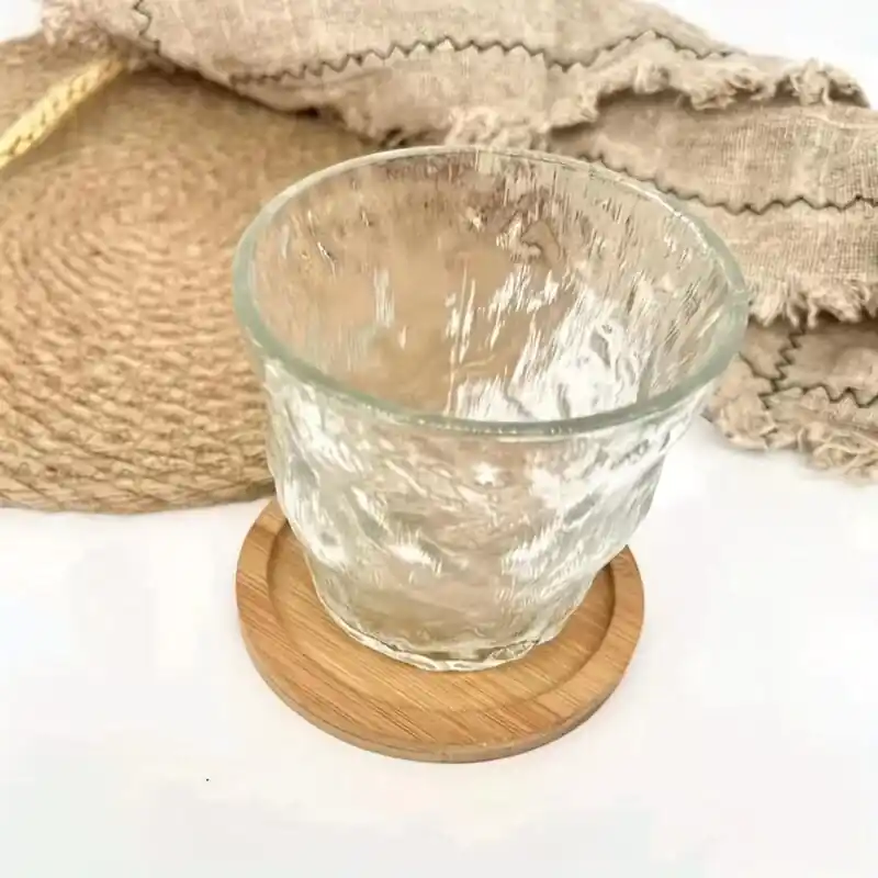 Ecofriendly Bamboo Coaster Sustainable Durable Natural Drinkware Accessory