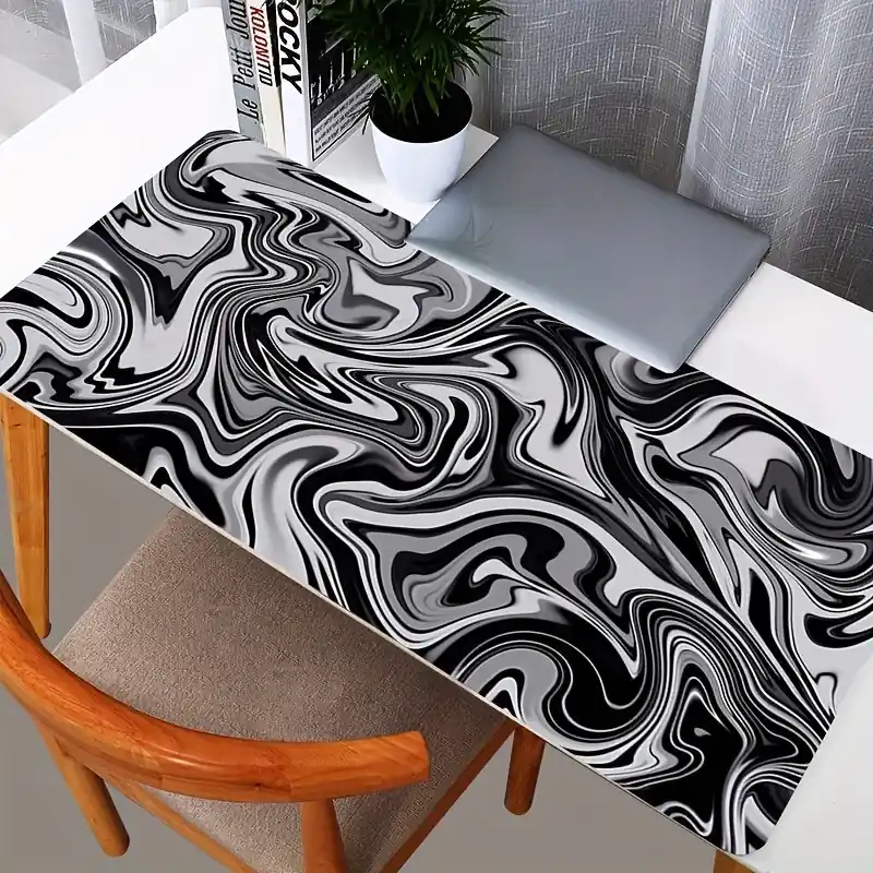 Extralarge Topographic Map Mouse Pad Nonslip Durable Ergonomic Desk Mat