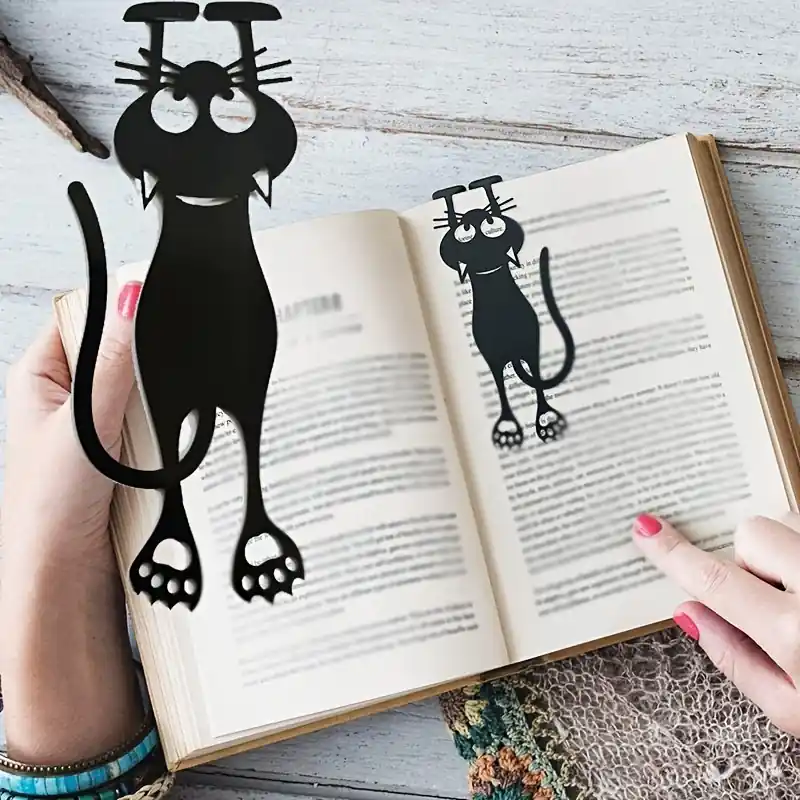 Set Of 3 Cute 3d Cat Paw Bookmarks Perfect For Cat Lovers