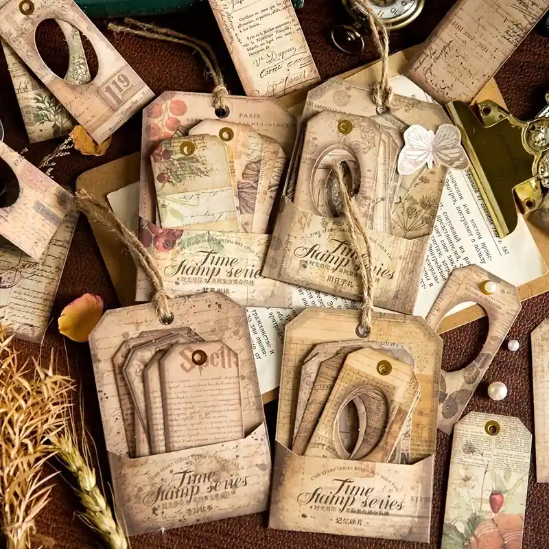 24 Vintage Plant Bookmarks Artistic Tassel Markers Perfect Bookworm Gift
