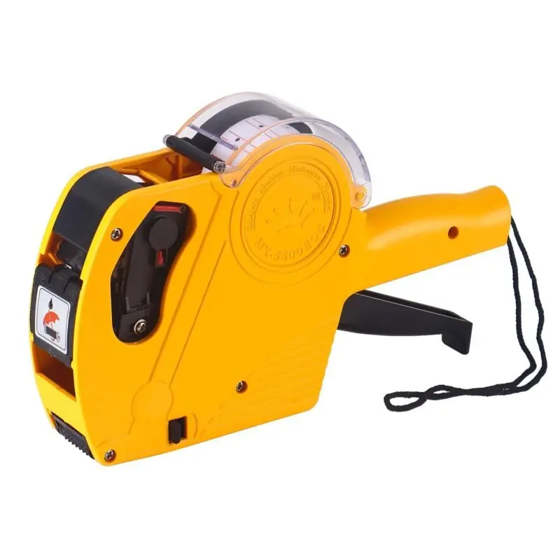 Yellow Motex Mx5500 Price Tag 8 Digit Solid Ink