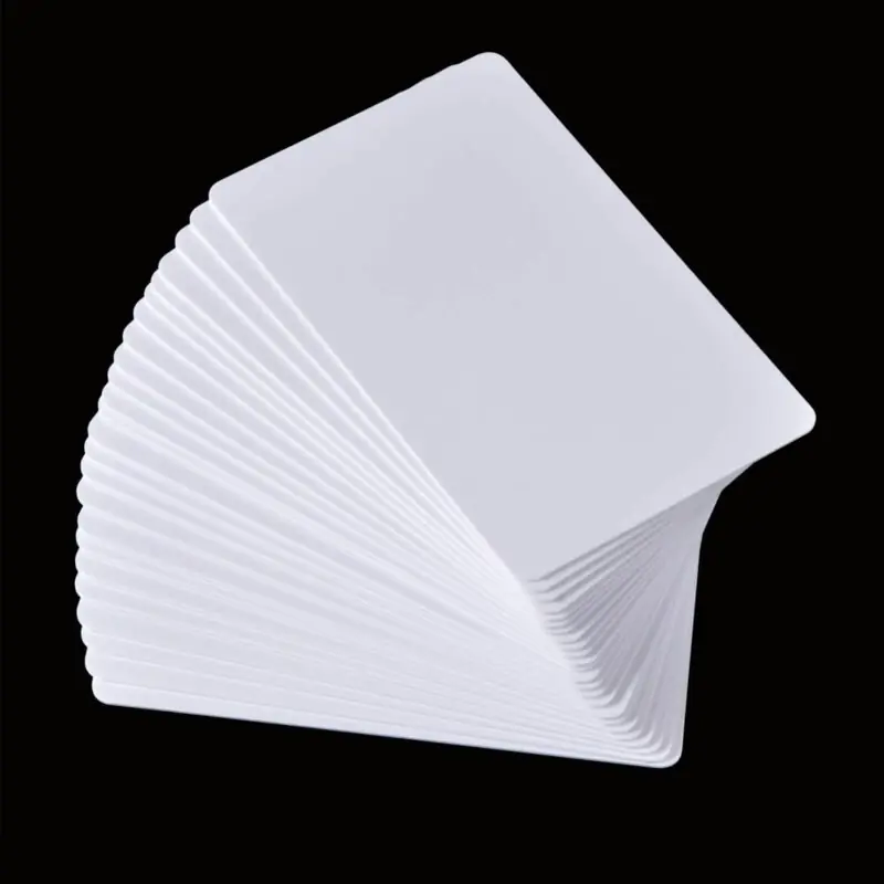Blank Pvc Id Cards 20 Pack Cr80 30 Mil Compatible