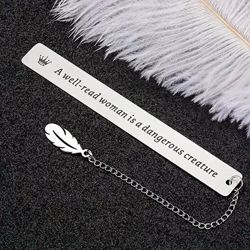 Empowering Stainless Steel Elegant Durable Gift For Women Readers