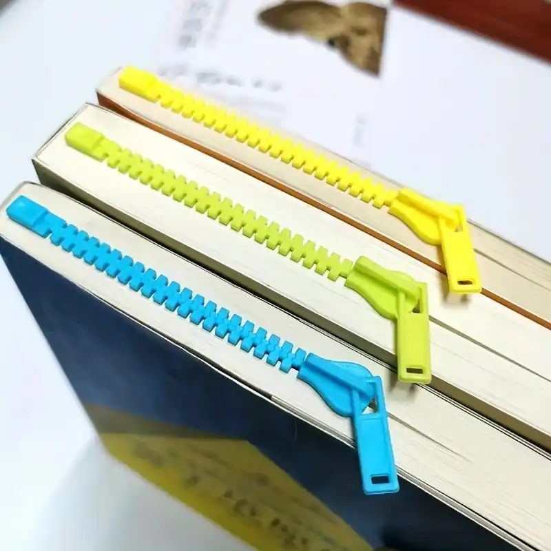 3d Zipper Fun Novelty Page Clip For Kids Teens