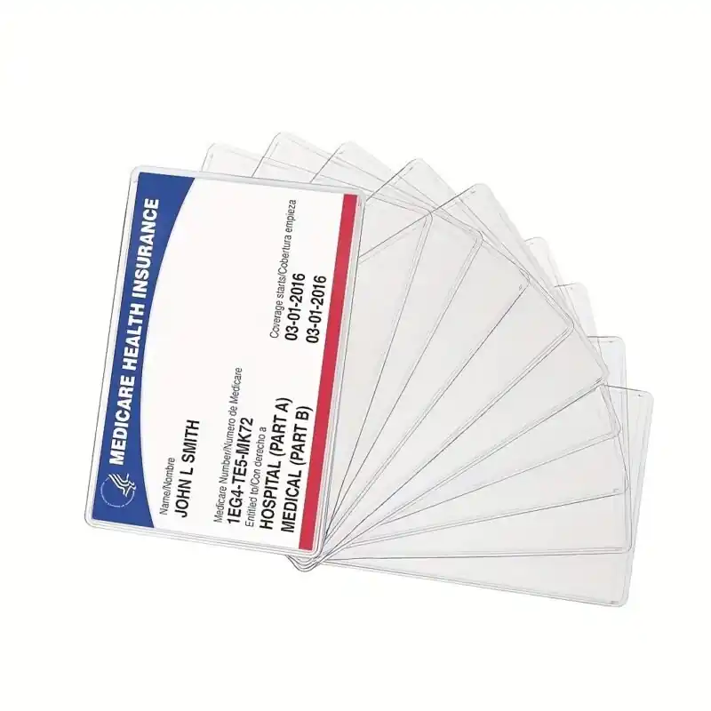 10pack Rfidblocking Card Protectors Secure Sleeve Holders For Credit Id