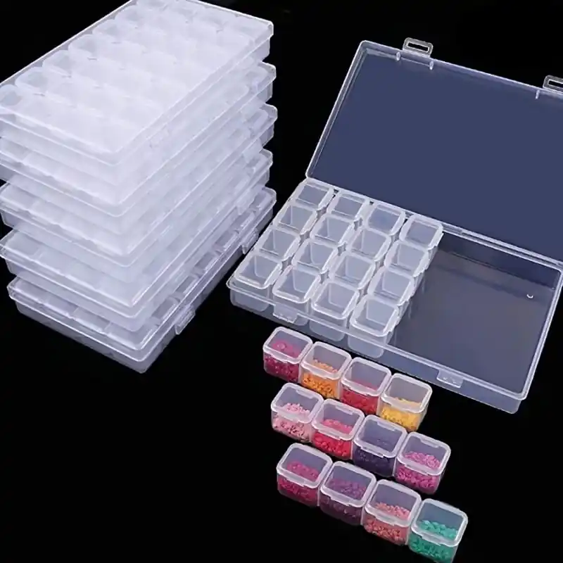 28grid Lightweight Diamond Craft Storage Organizer For Embroidery Diy Art
