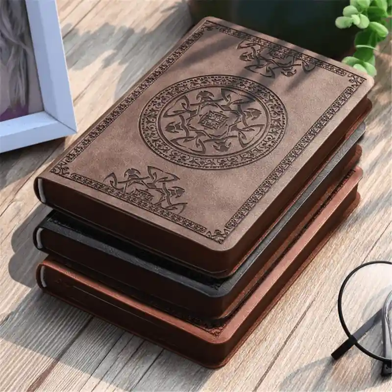 Vintage Pu Leather Journal 140 Lined Pages Gift Diary