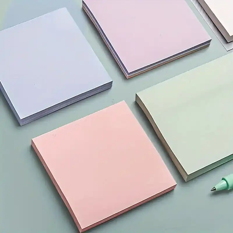 Morandi Fivecolor Sticky Notes 100 Sheets Square Tearable Office Student