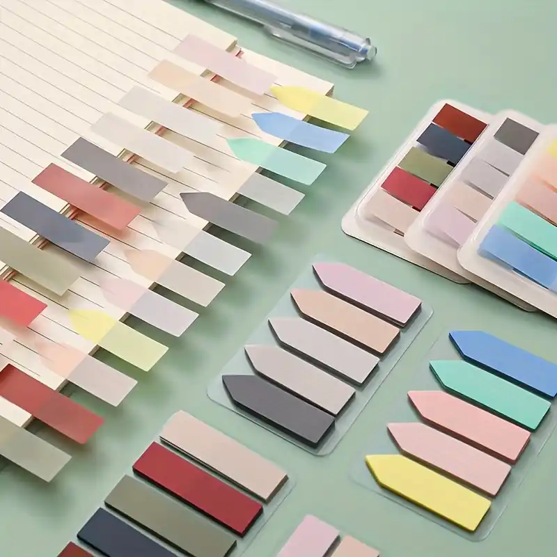 100pcs Colorful Ultradurable Sticky Notes Versatile Student Index Markers